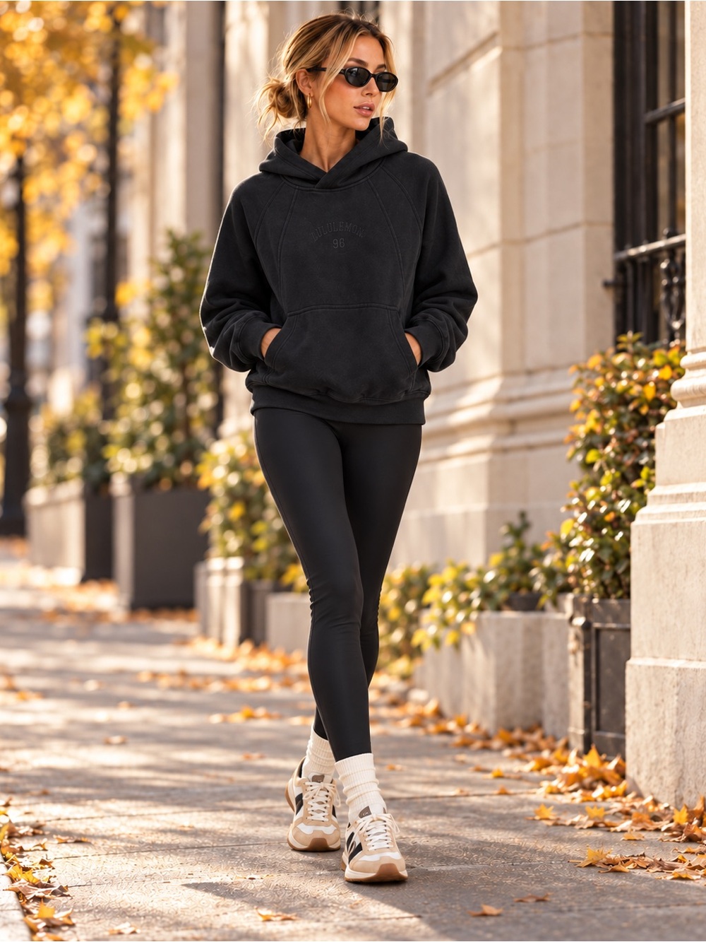 lululemon Black Crewneck Pullover Sweatshirt